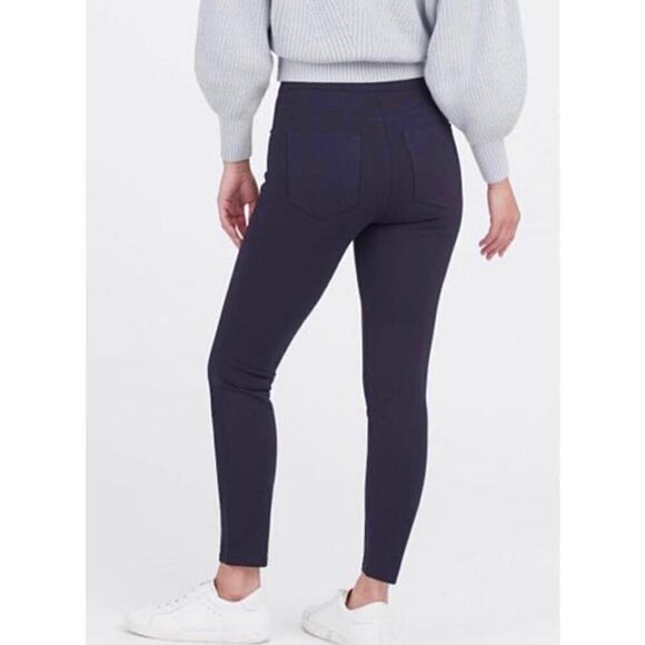 Spanx The Perfect Pant Ankle 4-Pocket In Classic Navy Large Tall Business Career - Picture 2 of 12